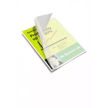 GBC lamineerfolie A4 High Speed 80 micron, glanzend, zwart, rood, A4, 0,16 mm, 100 stuks, 223 mm