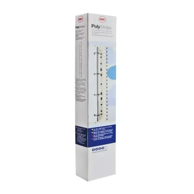 GBC filestrip CombBind PP helder, transparant, polyvinylchloride (PVC), A4, 245 g, 100 stuks, Egypte