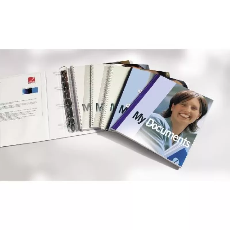 GBC filestrip CombBind PP helder, transparant, polyvinylchloride (PVC), A4, 245 g, 100 stuks, Egypte