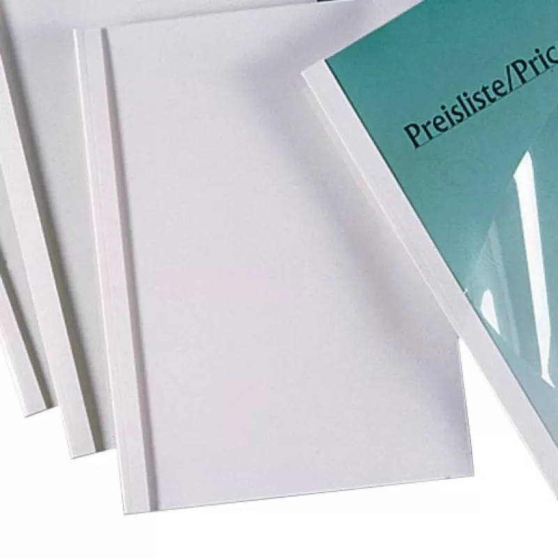 GBC ThermoBind-standaardomslagen A4 3 mm, A4, papier, wit, 30 vel, 210 mm, 297 mm