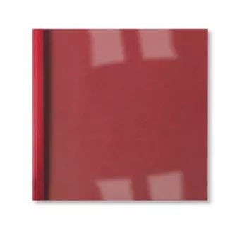 GBC LinenWeave thermo-bindmappen 3 mm rood (100), A4, PVC, rood, 30 vel, 100 stk.