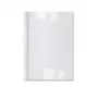 GBC LeatherGrain ThermoBind-mappen 3 mm wit (100), A4, PVC, transparant, wit, mat, 30 vel, 3 mm