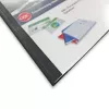 GBC LeatherGrain ThermoBind-mappen 3 mm wit (100), A4, PVC, transparant, wit, mat, 30 vel, 3 mm