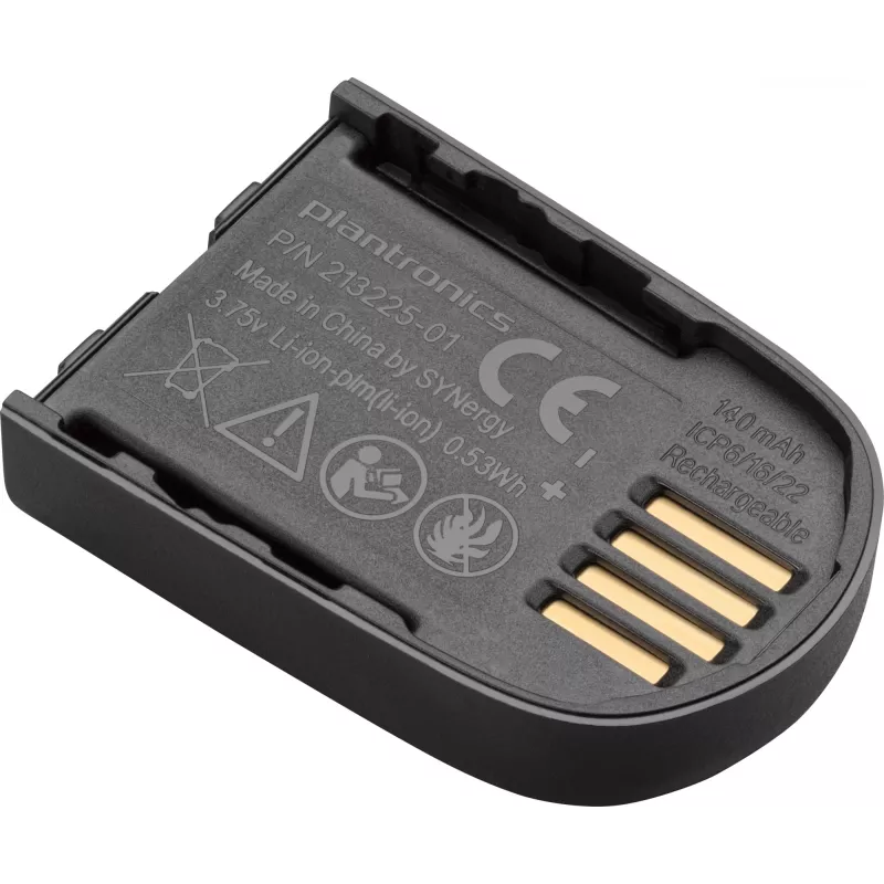 Accu POLY Savi 8220 zwart met verwijderingsgereedschap