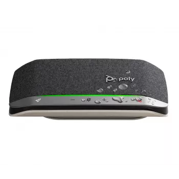 HP Poly Sync 20 USB-A speakerphone, pc, zilver, 0,715 m, IP64, Windows 10, Windows 11, MacOS