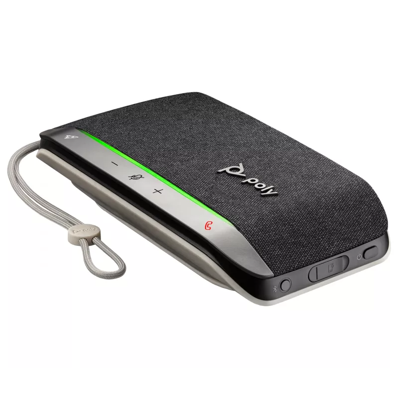 HP Poly Sync 20 USB-A speakerphone, pc, zilver, 0,715 m, IP64, Windows 10, Windows 11, MacOS