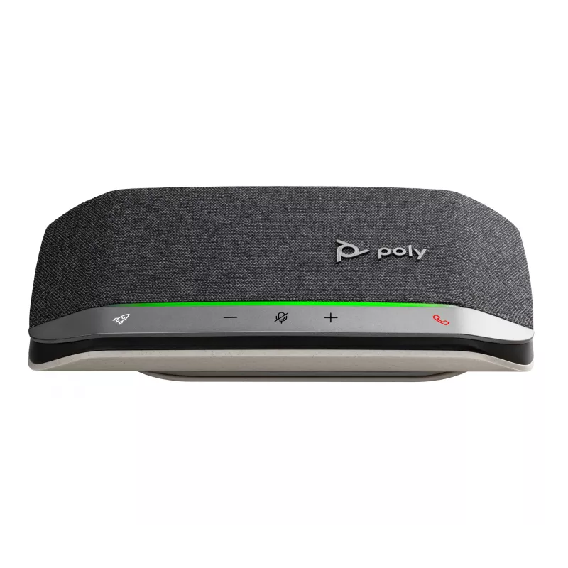 HP Poly Sync 20 USB-A speakerphone, pc, zilver, 0,715 m, IP64, Windows 10, Windows 11, MacOS