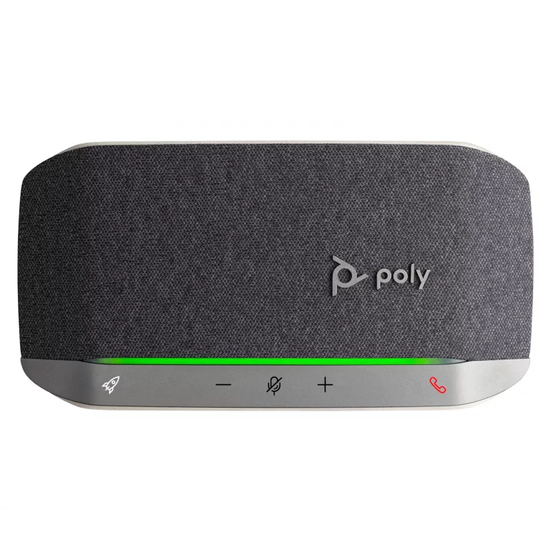 HP Poly Sync 20 USB-A speakerphone, pc, zilver, 0,715 m, IP64, Windows 10, Windows 11, MacOS