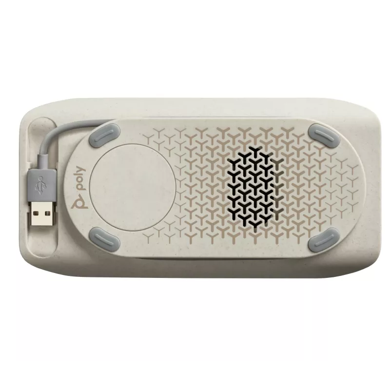 HP Poly Sync 20 USB-A speakerphone, pc, zilver, 0,715 m, IP64, Windows 10, Windows 11, MacOS