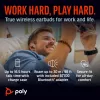 HP Poly Voyager Free 60+ UC Carbon zwart earbuds +BT700 USB-C adapter +touchscreen-laadcase