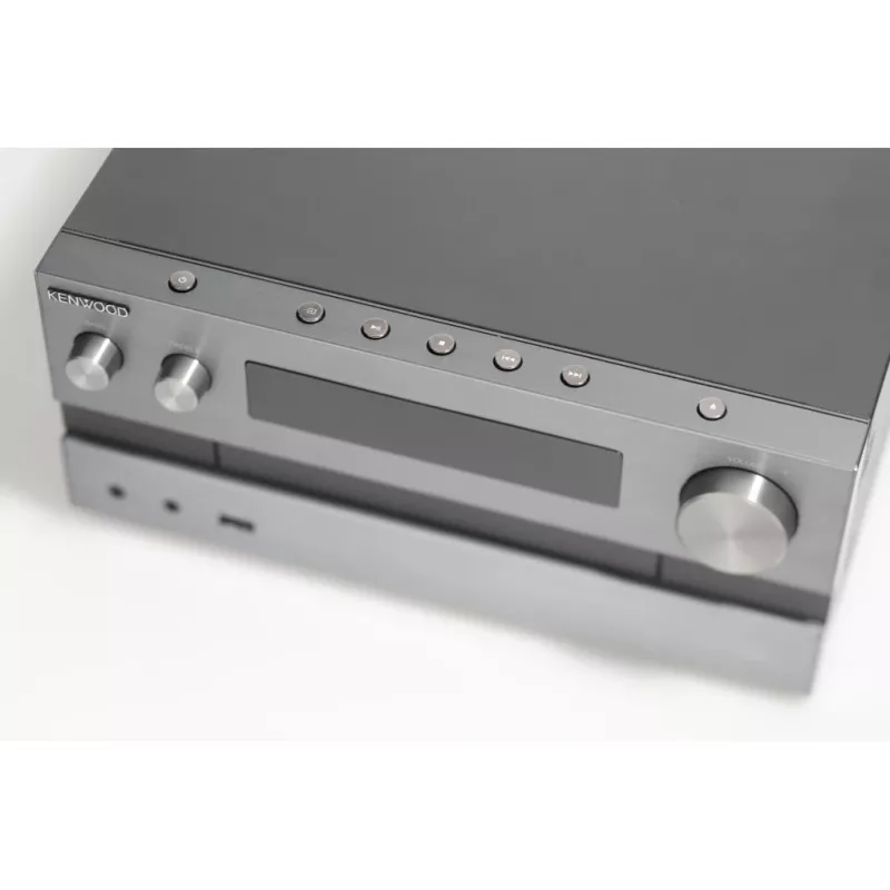 Kenwood M-918DAB-H home-audiosysteem home-audio-microsysteem 10 W aluminium, zwart