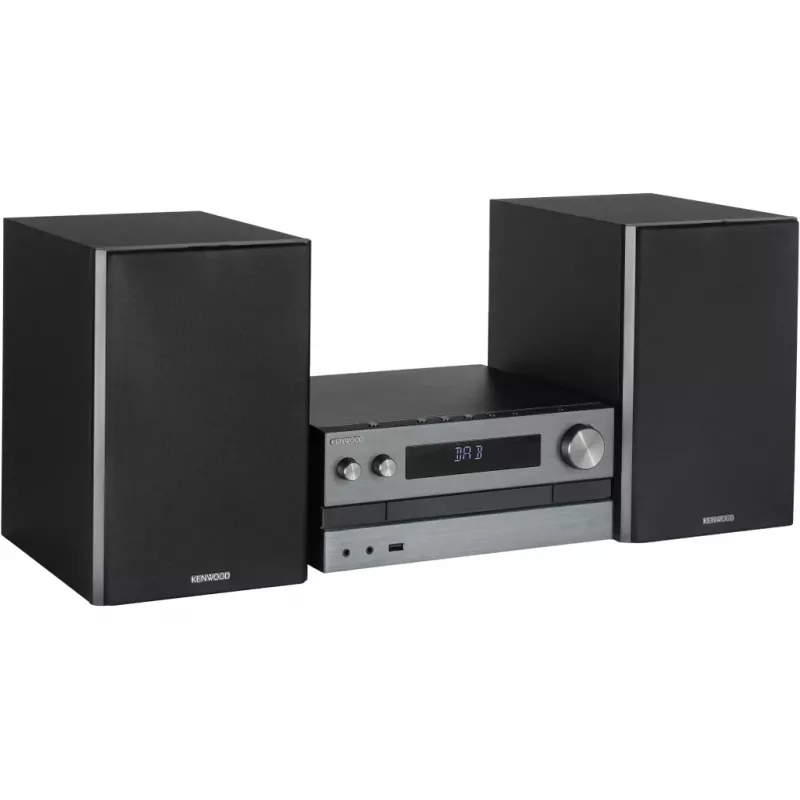 Kenwood M-918DAB-H home-audiosysteem home-audio-microsysteem 10 W aluminium, zwart