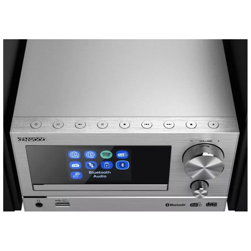 Kenwood M-7000S mini-audiosysteem 30 W zilver