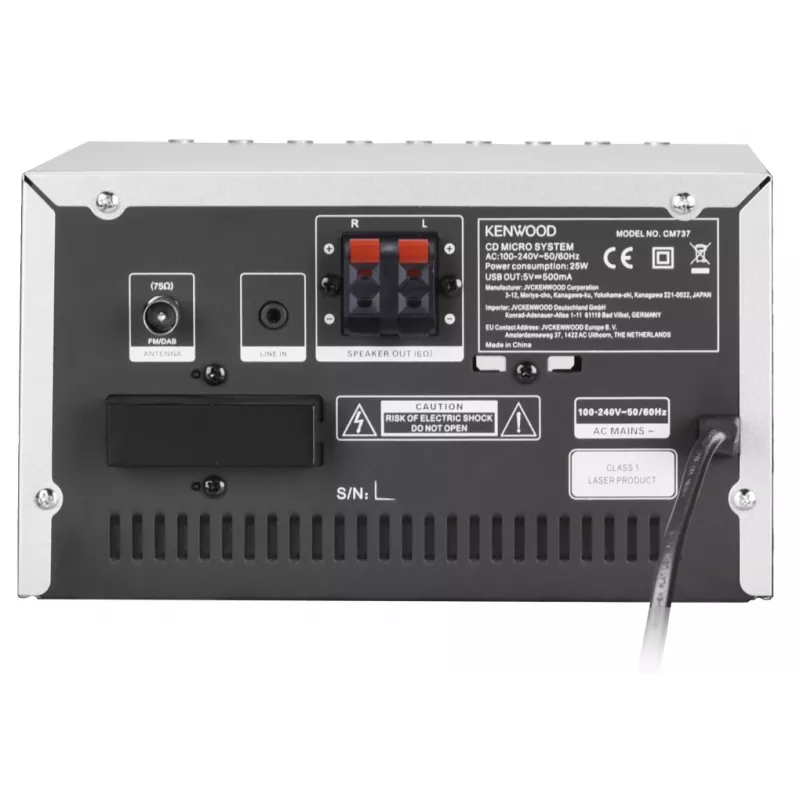 Kenwood M-7000S mini-audiosysteem 30 W zilver