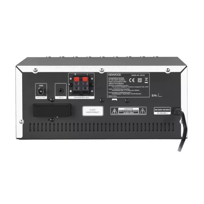 Kenwood M-9000S mini-audiosysteem 50 W zilver