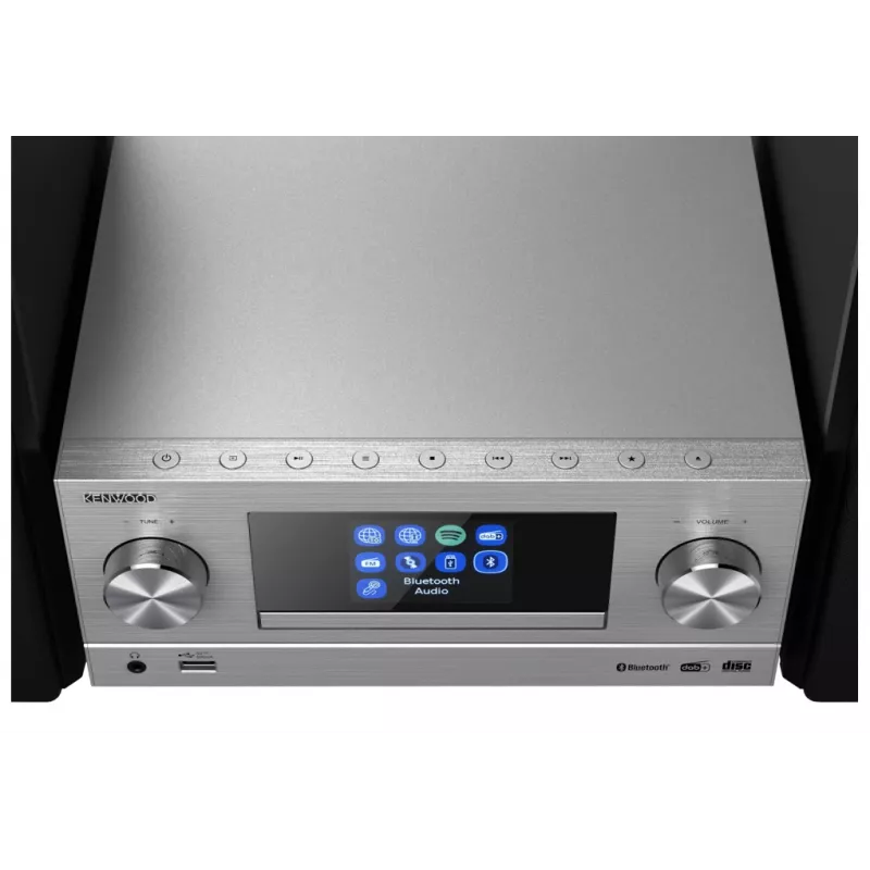 Kenwood M-9000S mini-audiosysteem 50 W zilver