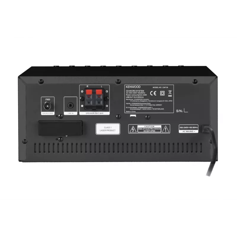 Kenwood M-9000S mini-audiosysteem 50 W zwart