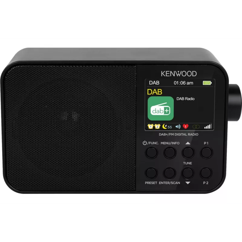Kenwood CR-M30DAB-B draagbare digitale radio zwart