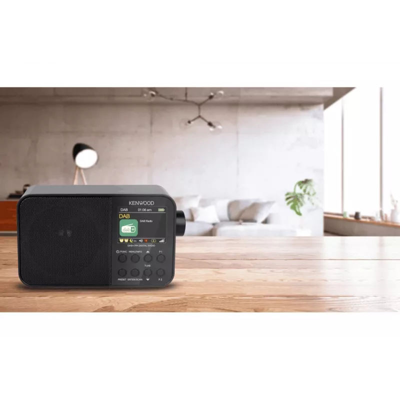 Kenwood CR-M30DAB-B draagbare digitale radio zwart