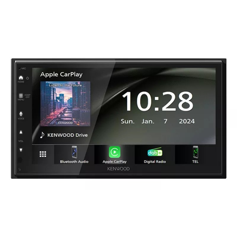 Kenwood DMX6523DABS car-mediareceiver zwart Wi-Fi Bluetooth