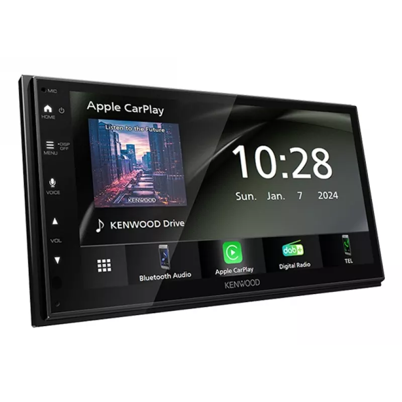 Kenwood DMX6523DABS car-mediareceiver zwart Wi-Fi Bluetooth