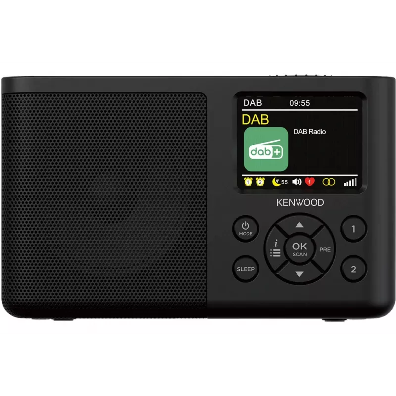 Kenwood CR-M33DAB draagbare digitale radio zwart