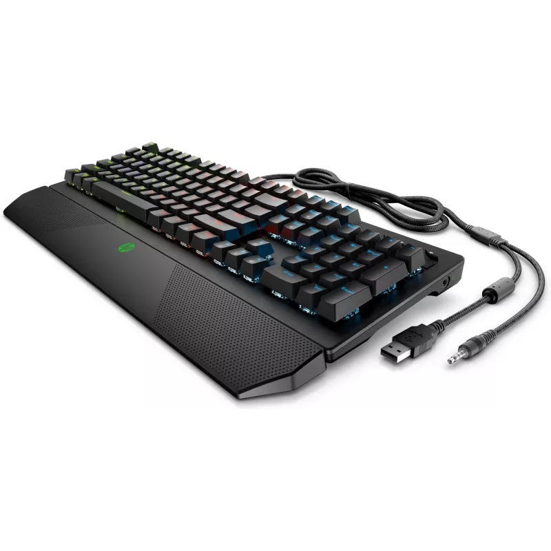 HP Pavilion Gaming toetsenbord 800, full-size (100%), bedraad, USB, mechanisch, zwart