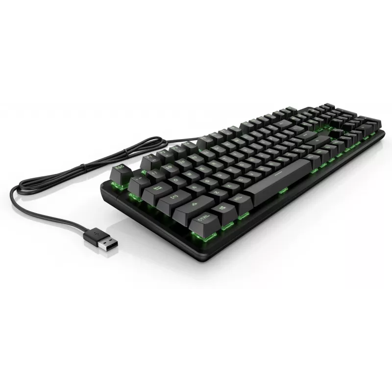 HP Pavilion Gaming toetsenbord 550, full-size (100%), bedraad, USB, LED, zwart