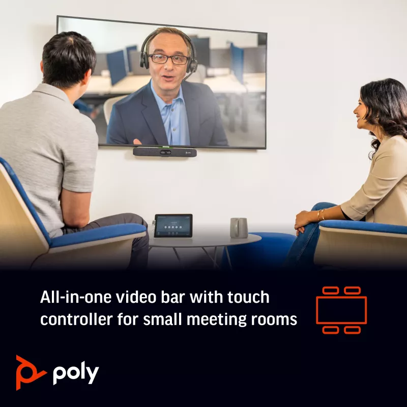 HP Poly Studio X30 all-in-one videobalk met TC8-controllerkit