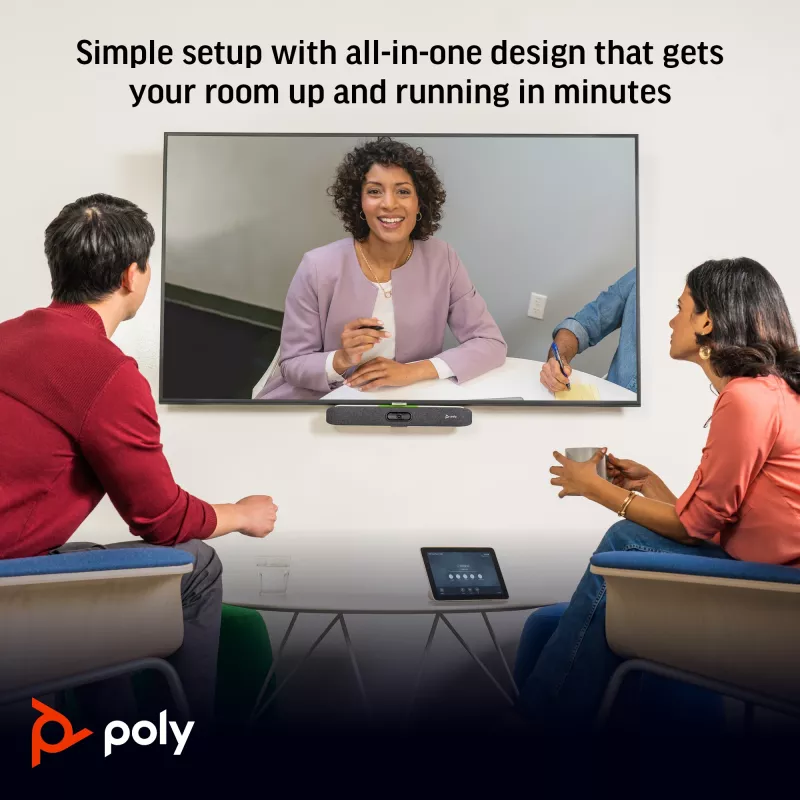 HP Poly Studio X30 all-in-one videobalk met TC8-controllerkit