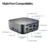 HP Thunderbolt 4 Ultra 280W G6 dock, bedraad, Thunderbolt 4, 280 W, 10,100,1000,2500 Mbit/s, grijs, 8K Ultra HD