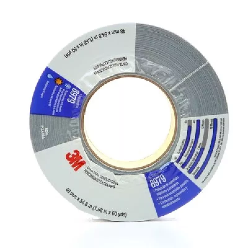 3M 8979 geschikt voor buiten 54,8 m polyethyleen, rubber blauw