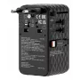 Verbatim Charge 'n' Travel 70W 2C oprolbaar universele reisadapter zwart