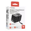 Verbatim Charge 'n' Travel 100W universele reisadapter met oprolbaar snoer zwart