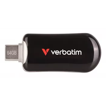 Verbatim Plectra USB-C flashdrive zwart 64GB