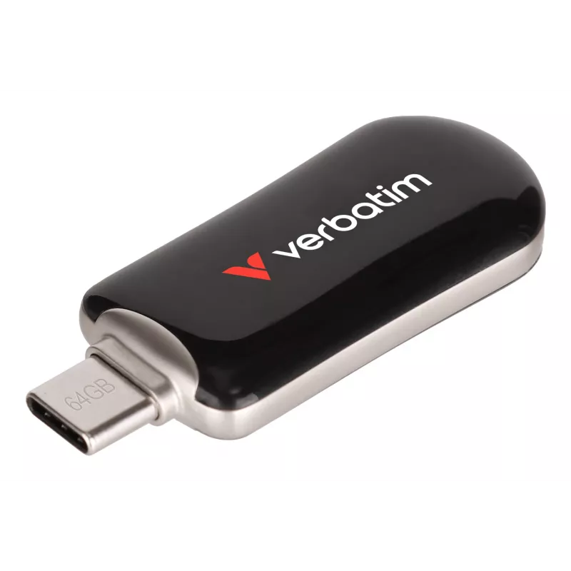 Verbatim Plectra USB-C flashdrive zwart 64GB