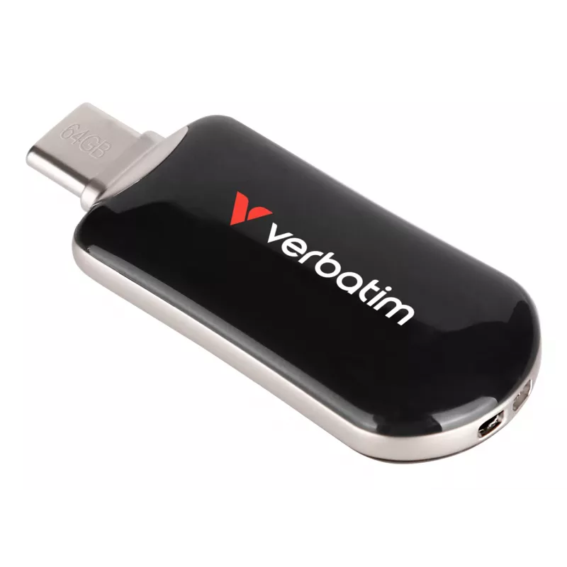Verbatim Plectra USB-C flashdrive zwart 64GB