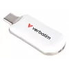 Verbatim Plectra USB-C flashdrive wit 128 GB, 128 GB, USB Type-C, 3.2 Gen 1 (3.1 Gen 1), 100 MB/s, doploos, wit