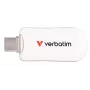 Verbatim Plectra USB-C flashdrive wit 256GB, 256 GB, USB Type-C, 3.2 Gen 1 (3.1 Gen 1), 100 MB/s, doploos, wit