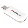 Verbatim Plectra USB-C flashdrive wit 256GB, 256 GB, USB Type-C, 3.2 Gen 1 (3.1 Gen 1), 100 MB/s, doploos, wit