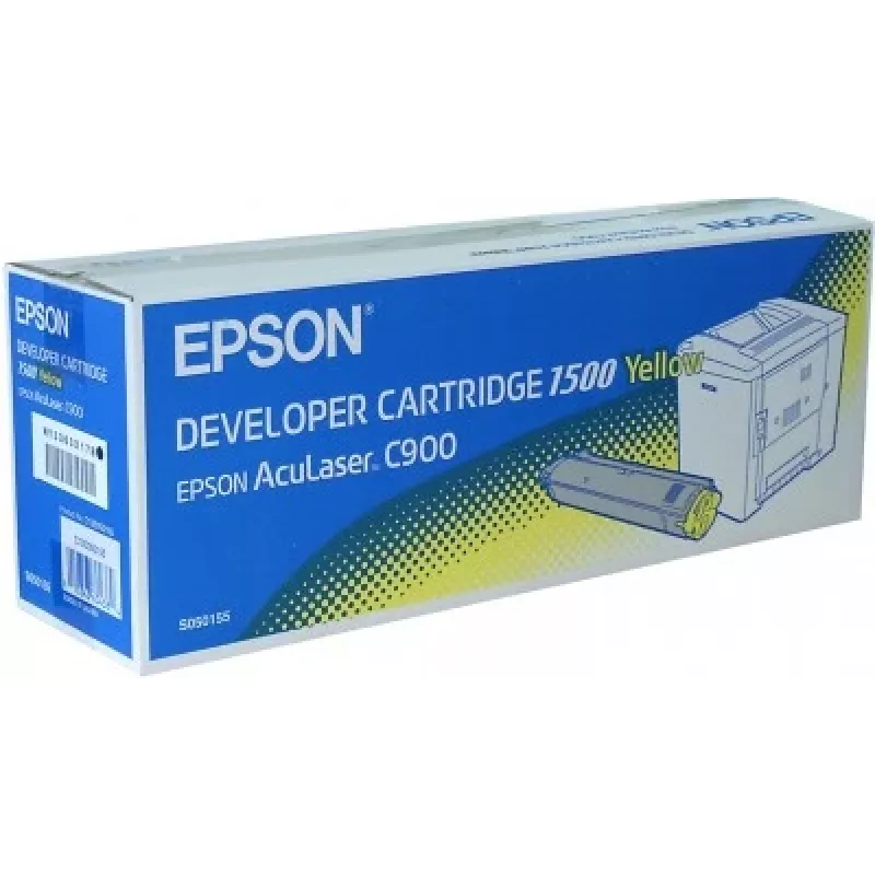 Epson AL-C900 ontwikkelaarcartridge geel 1,5k, 1500 pagina's, geel, 1 stuk