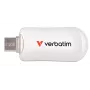 Verbatim Plectra USB-C flashdrive wit 512GB, 512 GB, USB Type-C, 3.2 Gen 1 (3.1 Gen 1), 100 MB/s, kapjesloos, wit