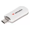 Verbatim Plectra USB-C flashdrive wit 512GB, 512 GB, USB Type-C, 3.2 Gen 1 (3.1 Gen 1), 100 MB/s, kapjesloos, wit