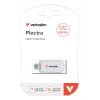 Verbatim Plectra USB-C flashdrive wit 512GB, 512 GB, USB Type-C, 3.2 Gen 1 (3.1 Gen 1), 100 MB/s, kapjesloos, wit