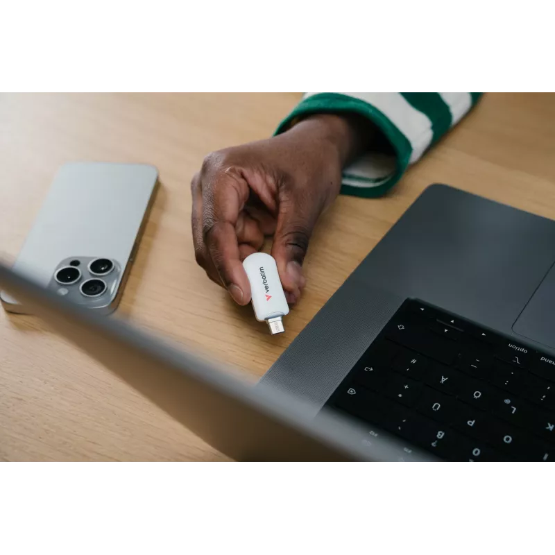 Verbatim Plectra USB-C flashdrive wit 512GB, 512 GB, USB Type-C, 3.2 Gen 1 (3.1 Gen 1), 100 MB/s, kapjesloos, wit