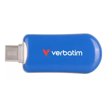 Verbatim Plectra USB-C flashdrive blauw 64GB
