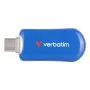 Verbatim Plectra USB-C flashdrive blauw 512GB, 512 GB, USB Type-C, 3.2 Gen 1 (3.1 Gen 1), 100 MB/s, kapjesloos, blauw
