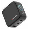 Verbatim Mini GaN oplader 65W met display, binnen, AC, 20 V, zwart