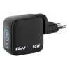 Verbatim Mini GaN oplader 65W met display, binnen, AC, 20 V, zwart