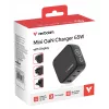 Verbatim Mini GaN oplader 65W met display, binnen, AC, 20 V, zwart